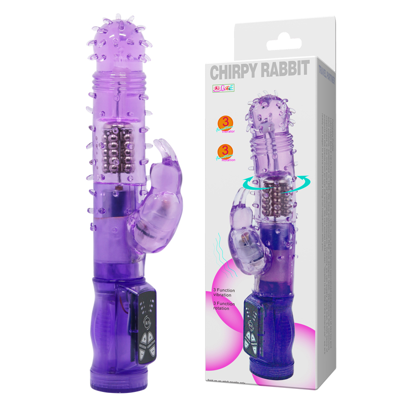 Вибратор с ротацией purple