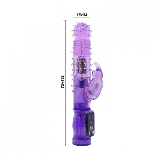 Вибратор с ротацией purple