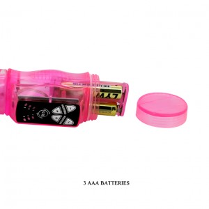 Вибратор с ротацией pink (иной угол)