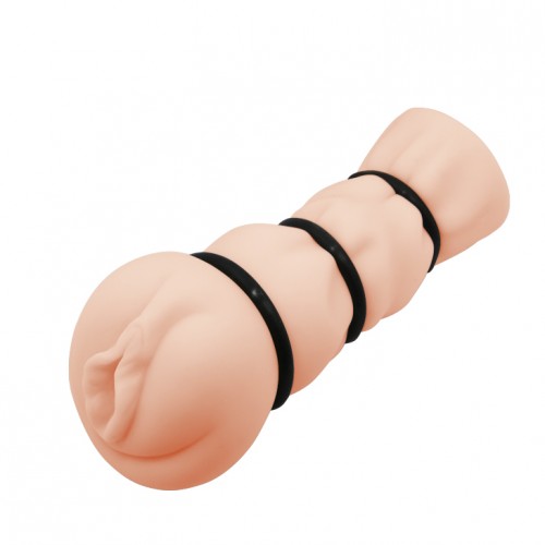Мастурбатор вагина с утягивающими кольцами Crazy Bull Pocket Pussy 3D