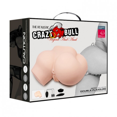 Мастурбатор Crazy Bull Vagina and Anal с вибрацией