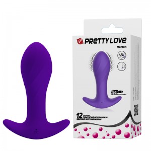 Анальная пробка с вибрацией Anal Plug Massager пурпурная