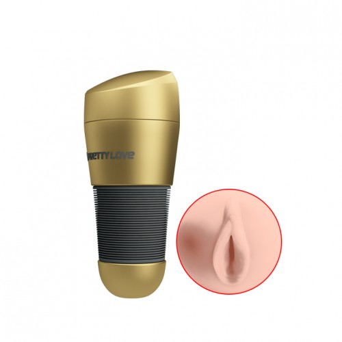 Мастурбатор вагина Pretty Love Kitty золотая