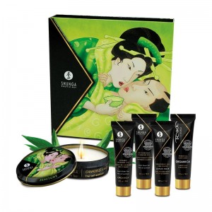 Подарочный набор массажных масел Geishas Secret Organica Exotic Green Tea
