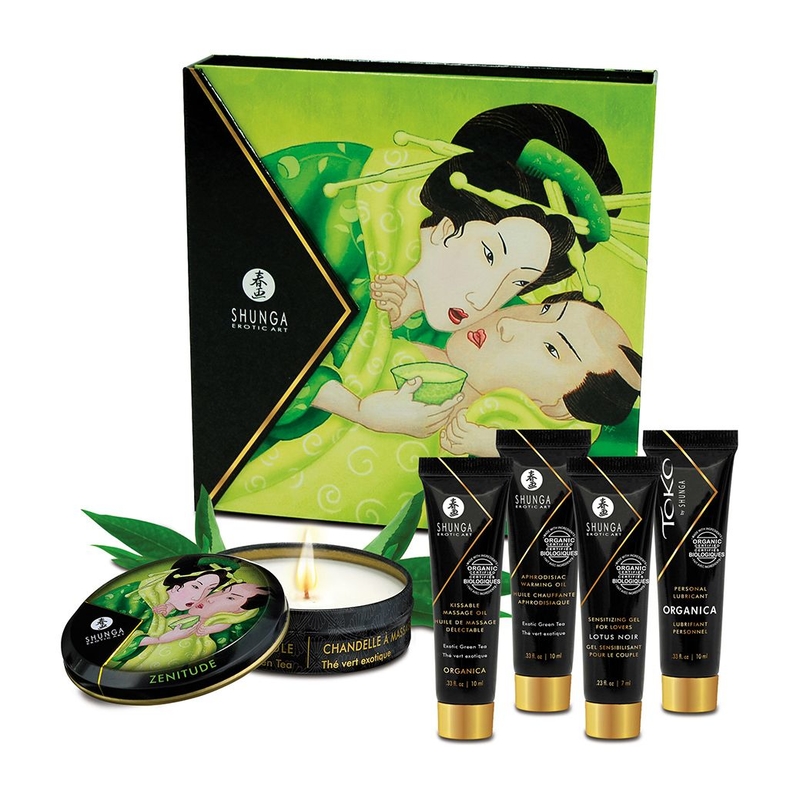 Подарочный набор массажных масел Geishas Secret Organica Exotic Green Tea