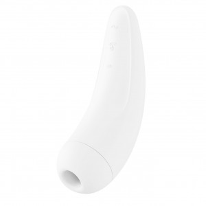 Вакуумно-волновой стимулятор Satisfyer Curvy 2+ White с дистанционном управлением Вакуумно-волновой стимулятор Satisfyer Curvy 2+ White с дистанционном управлением