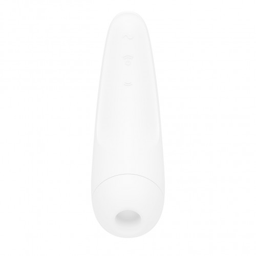 Вакуумно-волновой стимулятор Satisfyer Curvy 2+ White с дистанционном управлением