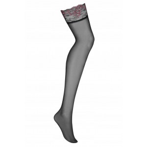 Черные чулки Musca L/XL (иной угол)