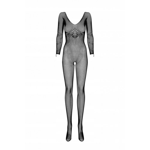 Черный боди-комбинезон N120 S/L