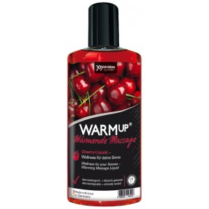 Разогревающее массажное масло WarmUp вишня 150 мл