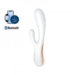 DEMO Вибратор Satisfyer Mono Flex с возможностью управления через смартфон пудровый