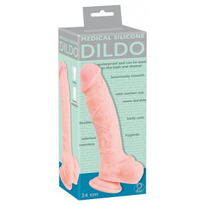 Фаллоимитатор реалистик Medical Silicone Dildo 24 см