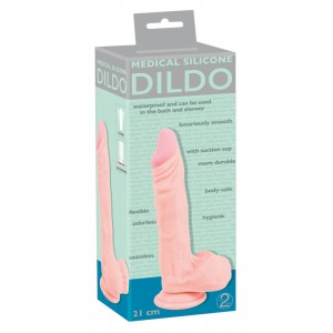 Фаллоимитатор реалистик Medical Silicone Dildo 21 см