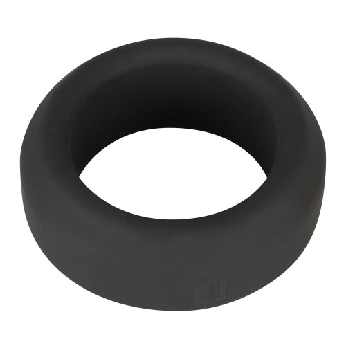 Эрекционное кольцо на пенис Black Velvets Cock Ring черное 3,2 см