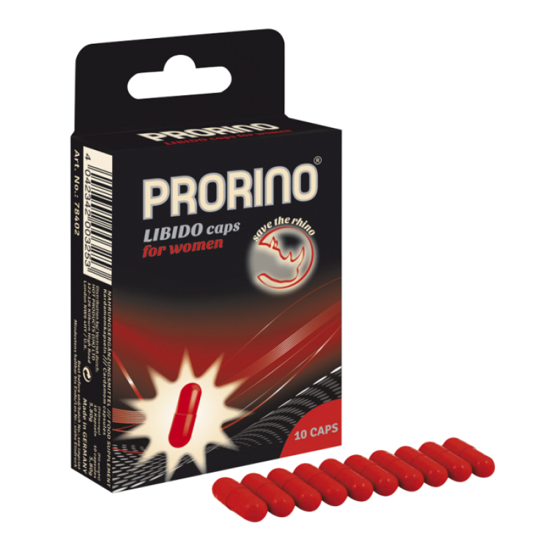 Биологически активная добавка к пище Ero black line PRORINO Libido Caps 10 капсул