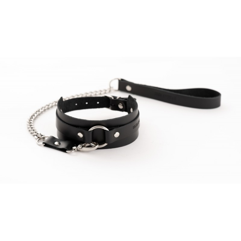 Ошейник с поводком Lady's Arsenal Black																																																							
